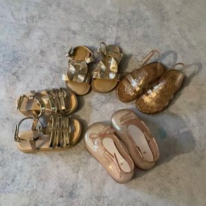 Toddler sandal and rain boot bundle